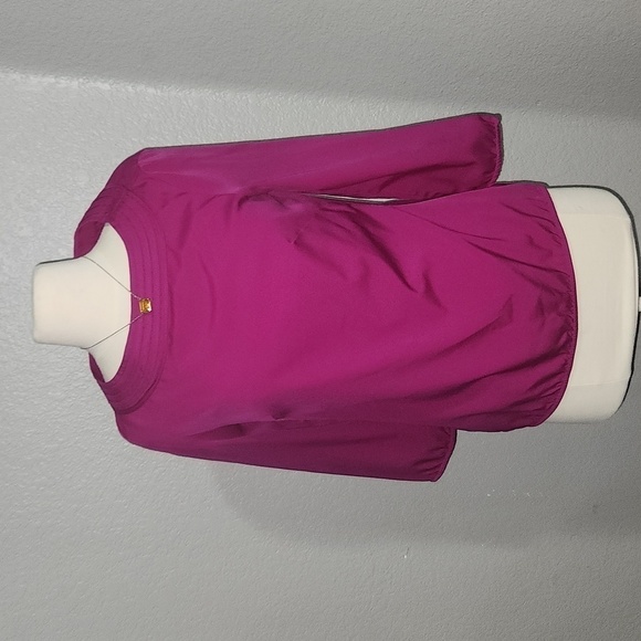 BANANA Republic Silky Blouse Fushia Color Size XS - Picture 1 of 5